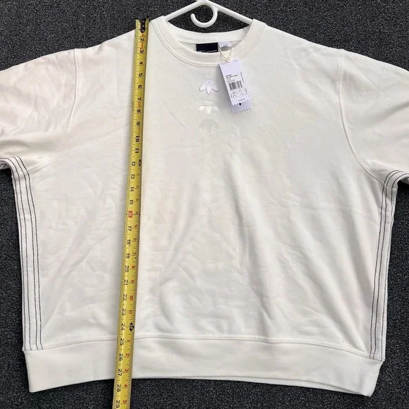 Adidas x Alexander‎ Wang White Ivory XL Crewneck NWT - Picture 5 of 6